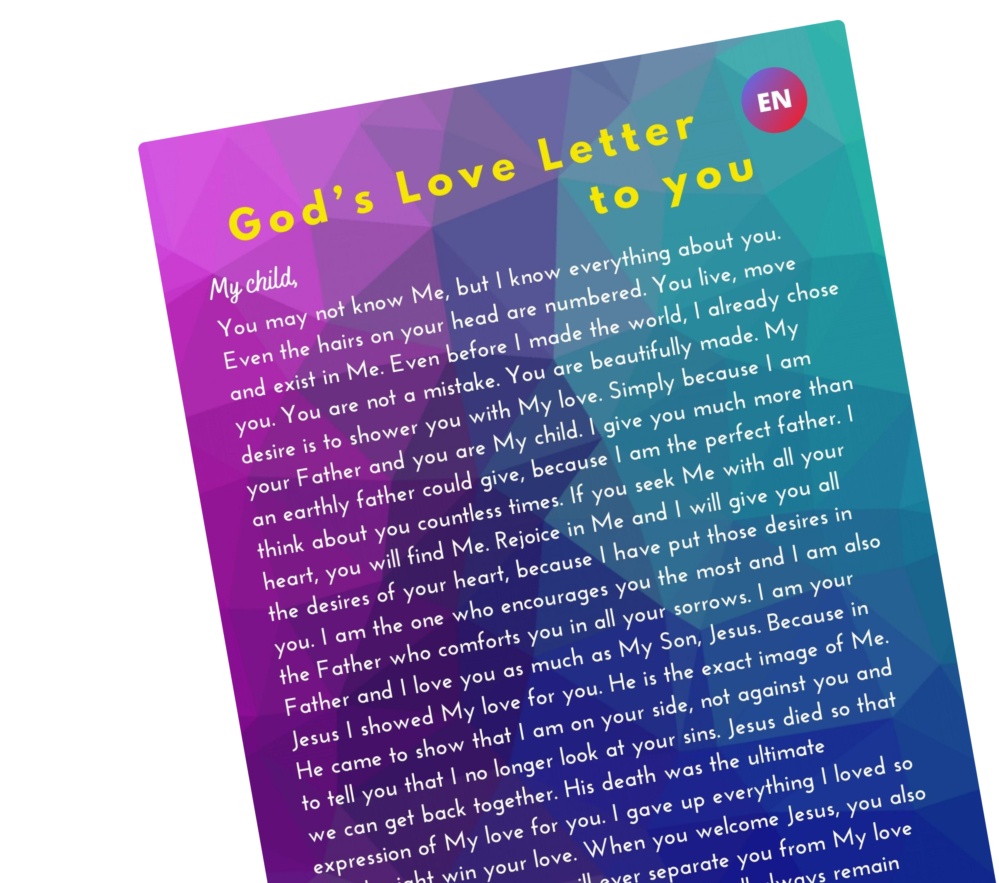 Gods liefdesbrief